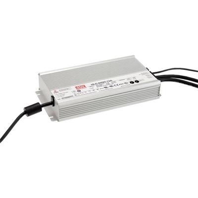 MEAN WELL HLG-600H-24AB LED-driver Constante spanning 600 W 12.5 - 25 A 20.4 - 25.2 V/DC Dimbaar, 3-in-1 dimmer, Instelbaar, PFC-schakeling, Outdoor,