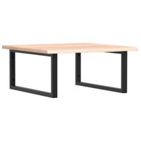 Badkamer wandschap staal en massief eikenhout - thumbnail