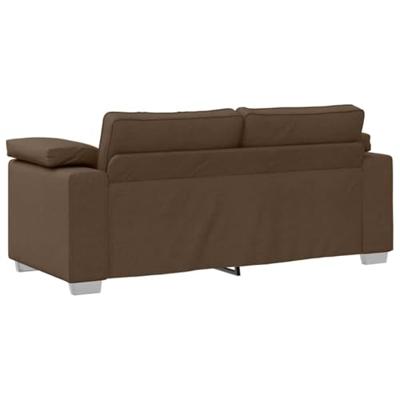 Bank met kussen Bruin 180 x 77 x 82 cm Stof Bank met kussen Bruin 180 x 77 x 82 cm Stof