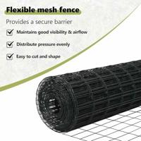 VidaXL Hek met paal grijs 1,2 x 10 m staal en pvc - thumbnail