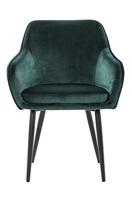 Artistiq Eetkamerstoel 'Juna' Velvet, kleur Groen