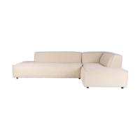 Zuiver Loungebank 'Fat Freddy' Rechts, Rib, kleur Naturel - thumbnail