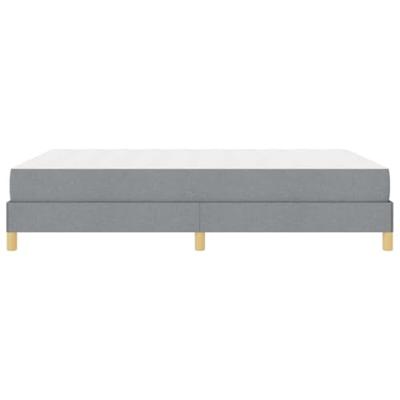 Boxspring bed Taupe, Bruin 140 x 190 cm Stof, Engineered Hout