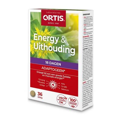 Ortis Energy & Uithouding Tabletten