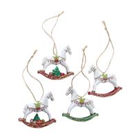 Boltze Home Hanger delight schommelpaard hars 7x7cm - thumbnail