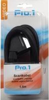Enzo Pro-1 Scart kabel 21 polig 1,5 meter standaard - 9242000 - thumbnail