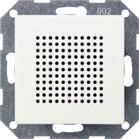 Gira luidspreker voor RDS radio zuiverwit mat - thumbnail