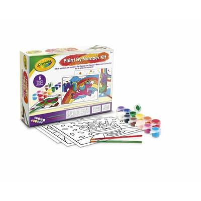 CRAYOLA Schilderen op Nummer Kit - 6 Schildersjablonen - Vanaf 5 jaar