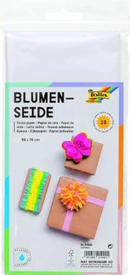Zijdevloeipapier Folia 50x70cm 20gr nr00 wit 10 vel | 10 stuks