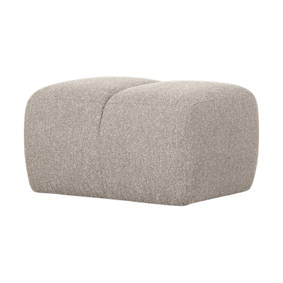 Woood Mojo poef bouclé Beige Melange
