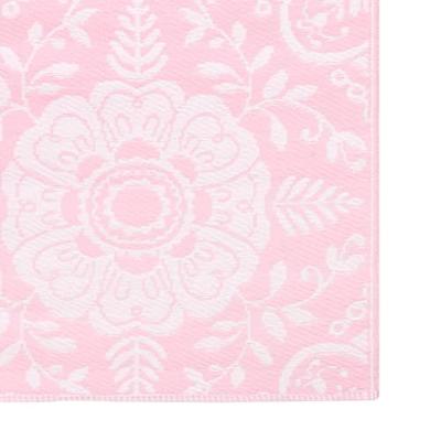 VidaXL Buitenkleed arakil 190x290 cm pp roze