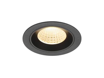 SLV InbouwspotNuminos M zwart 2700K - 55gr - 1009601