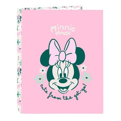 Ringmap Minnie Mouse Minty Roze A4 26.5 x 33 x 4 cm