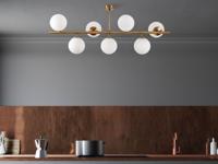 Hanglamp FARAH 7 lampen vintage - thumbnail