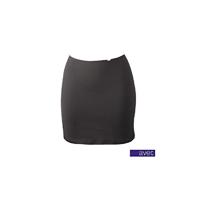 Korte onderrok dames- 40 CM - Gladde onderrok - wit - zwart - huidskeur - thumbnail