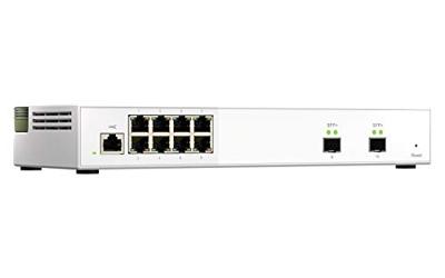 QNAP QSW-M2108-2S netwerk-switch Managed L2 2.5G Ethernet (100/1000/2500) Grijs