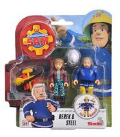Simba Brandweerman Sam 2 Figuren + Accessoires - thumbnail