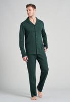 Schiesser Schiesser heren pyjama lang 175638 donkergroen 50 - thumbnail