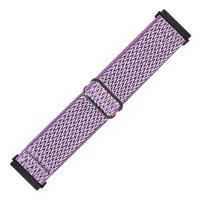 Fitbit Versa 3/4 & Sense 1/2 Nylon loop bandje - Paars - thumbnail