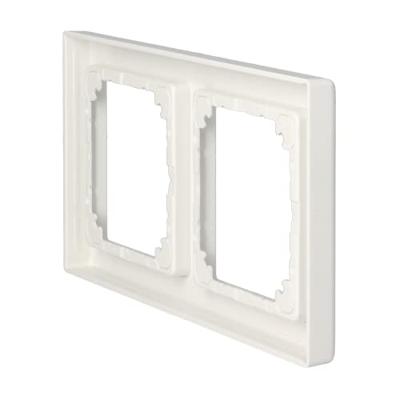 Merten M-Smart afdekraam 2-voudig Polarwit glanzend 478219