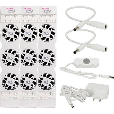 Nexxt Ezeefox Radiatorventilator Trioset - Wit