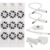 Nexxt Ezeefox Radiatorventilator Trioset - Wit - thumbnail