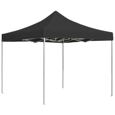 VidaXL Partytent professioneel inklapbaar 2x2 m aluminium antraciet