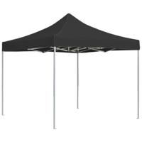VidaXL Partytent professioneel inklapbaar 2x2 m aluminium antraciet - thumbnail