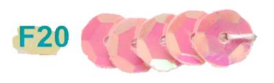 Vaessen Creative • pailletten flat pastel 6mm 450g roze