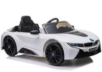 Viking Choice  BMW I8 coupé - elektrische kinderauto coupé wit - inc afstandsbediening - thumbnail