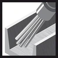 Bosch Accessories Penseelborstel, RVS-borstel, 10 mm, 0,35 mm, 4500 omw/min Bosch Power Tools Schacht-Ø 6 mm 2608622128 1 stuk(s) - thumbnail