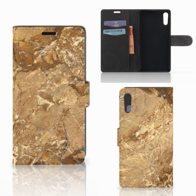 Sony Xperia XZ | Sony Xperia XZs | Bookcase | Marmer Creme