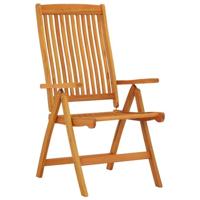 Tuinstoelen 2 st inklapbaar massief eucalyptushout - thumbnail