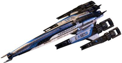 Mass Effect Die-Cast Master Replica Figure - Normandy SR-2
