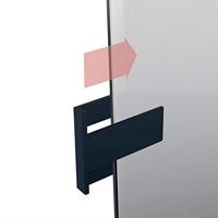 Sigel SI-GL802 Pennenbak M Voor Glasborden Van 3 Tot 5mm Antraciet 120x94x51mm Bevestig - thumbnail