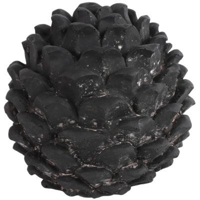 Countryfield beeld dennenappel donato l zwart 18 cm | 8 stuks