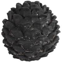 Countryfield beeld dennenappel donato l zwart 18 cm | 8 stuks - thumbnail