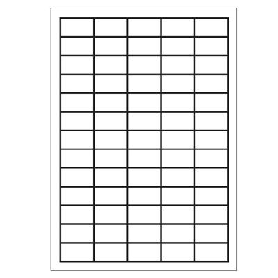 A4 etiketten 38,1 x 21,2 mm wit 100 vel huismerk