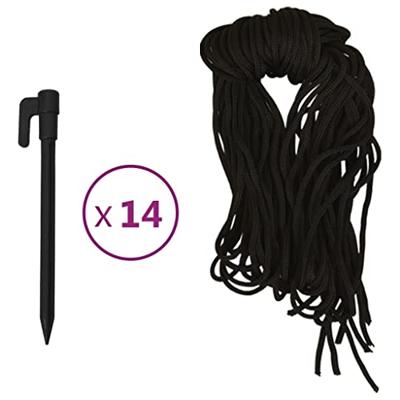 VidaXL Sneeuwpopfamilie opblaasbaar met led&apos;s 500 cm