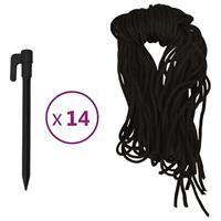 VidaXL Sneeuwpopfamilie opblaasbaar met led&apos;s 500 cm - thumbnail