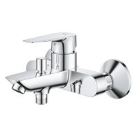 GROHE BauEdge badkraan met koppelingen chroom 23604001 - thumbnail