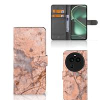 OPPO Find X6 Pro | Bookcase | Marmer Oranje - thumbnail