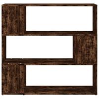 Boekenkast/kamerscherm 100x24x94 cm gerookt eikenkleurig - thumbnail