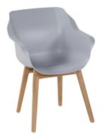 Hartman Sophie Teak tuinstoel Misty grey - thumbnail