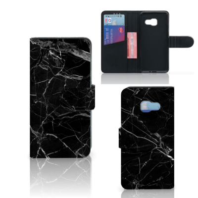 Samsung Galaxy A3 2017 | Bookcase | Marmer Zwart - Origineel Cadeau Vader