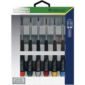 Set van 6 precisieschroevendraaiers (plat/ph) Velleman - Velleman Set van 6 precisieschroevendraaiers (plat/ph) Velleman - Velleman