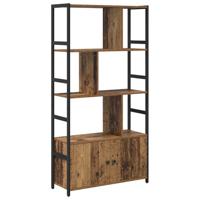 Boekenkast Oud hout 80 x 30 x 155,5 cm Bewerkt hout - thumbnail