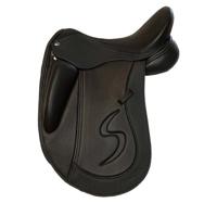 Adam Ellis Sirenna Deluxe dressuurzadel zwart maat:17,5 - thumbnail