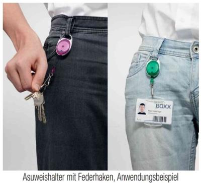 Afrolmechanisme durable style karabijnhaak blauw | 5 stuks