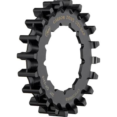 Gates sprocket CDX 20T Rohloff splined zwart
